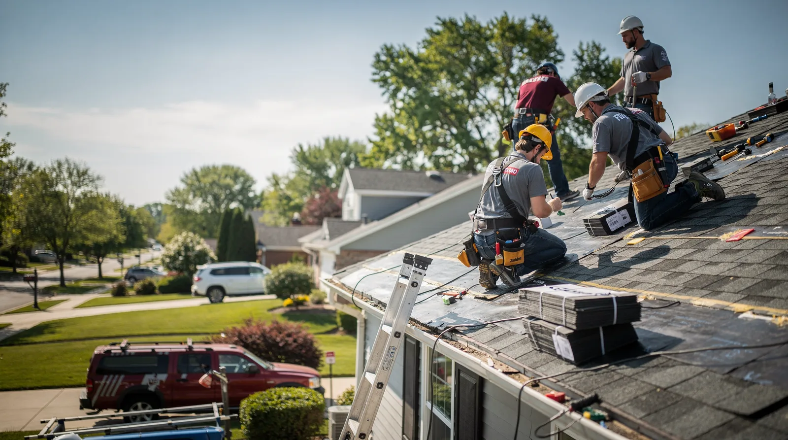 Roof Repair in Woodridge, IL around you